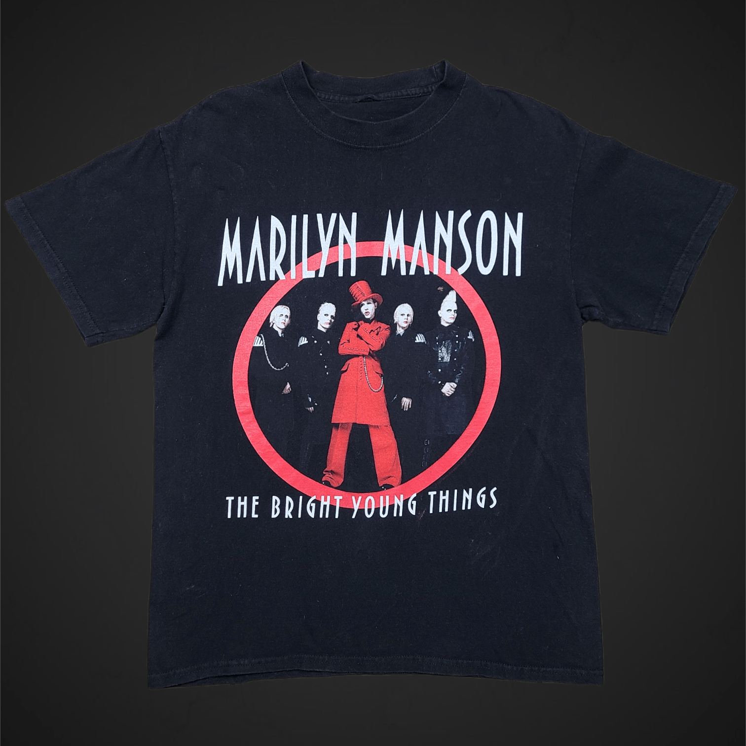 Vintage Vintage Marilyn Manson Band Tee Shirt Size US M / EU 48-50 / 2 - 1 Preview