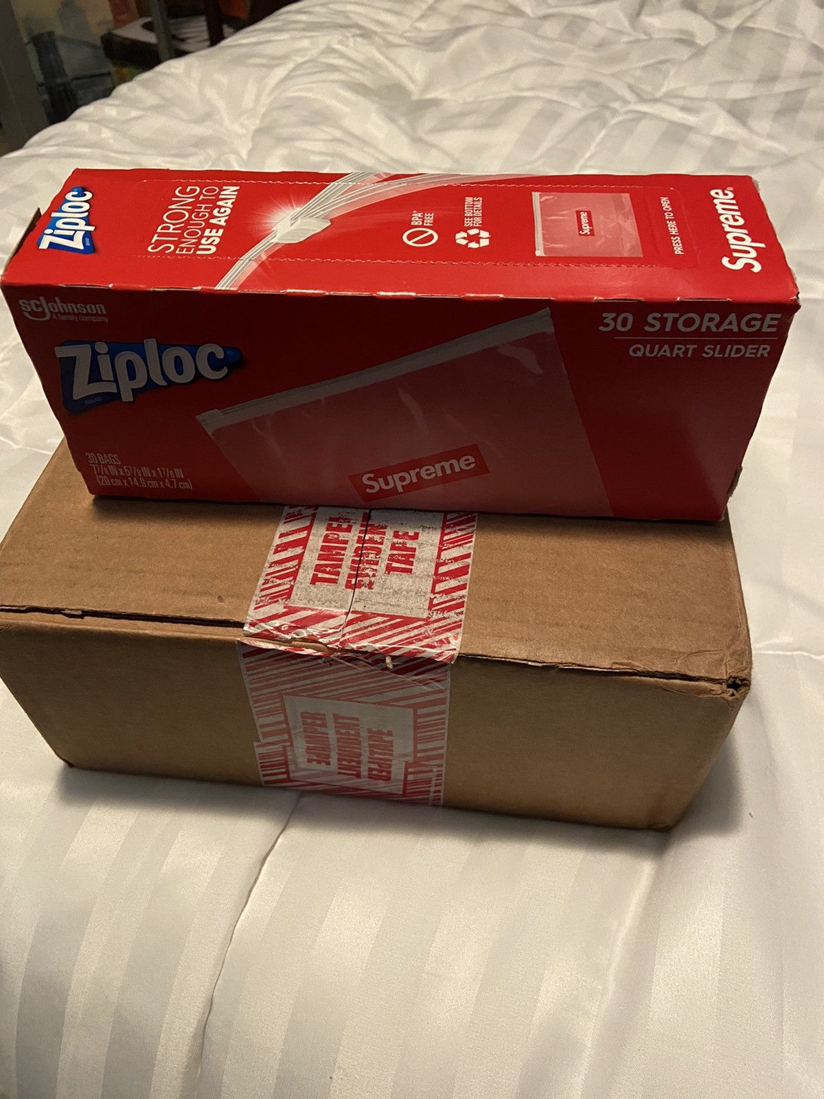 Supreme Supreme Ziploc Bags (Box of 30) Grailed