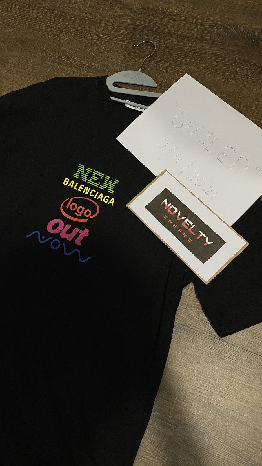 Balenciaga BALENCIAGA New Logo Out Now T shirt Paris Rainbow Grailed