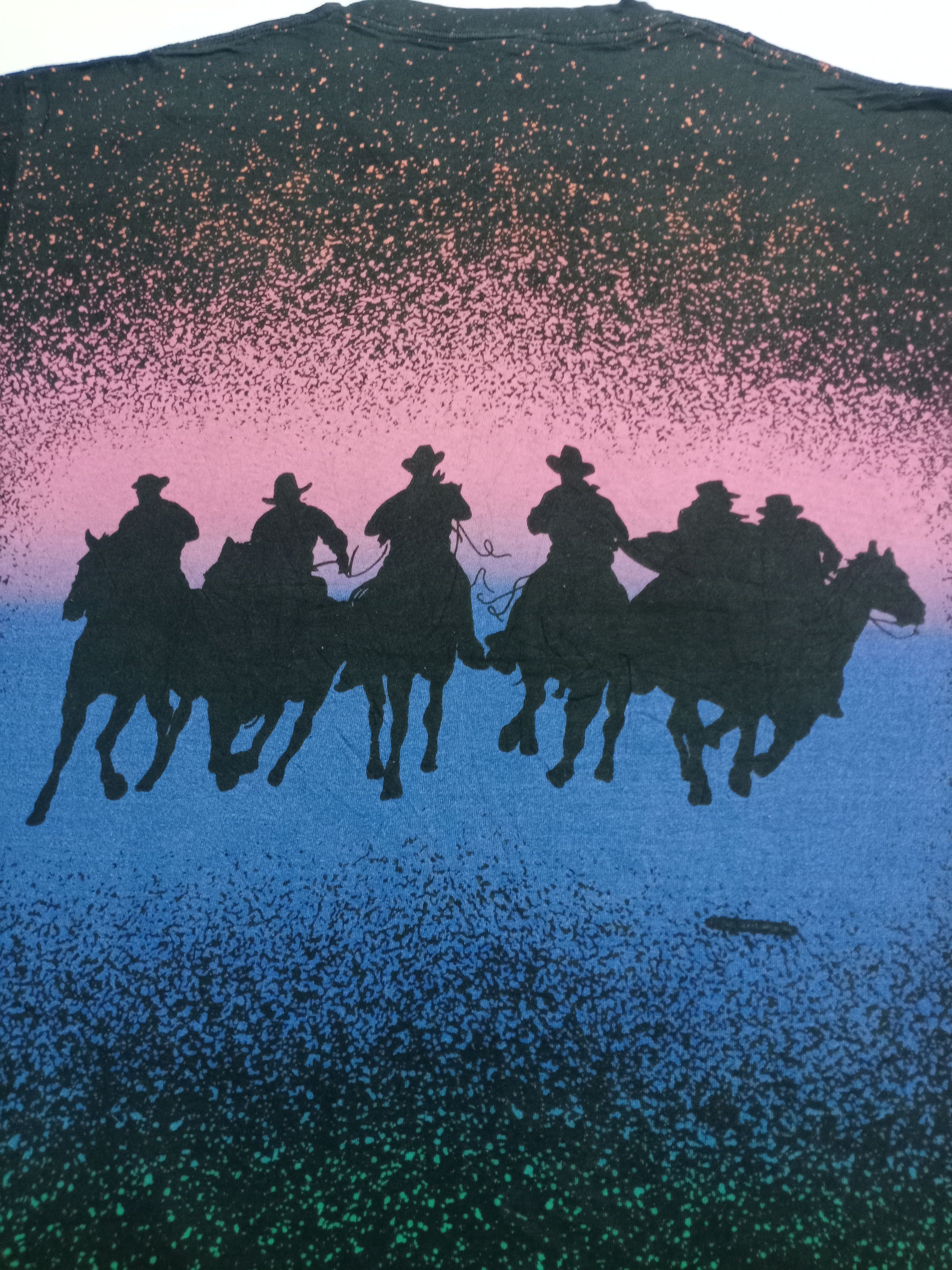 Cowboy Equipment × Vintage Vintage 90s Cowboys American History Overprint T-shirt Size US XL / EU 56 / 4 - 3 Thumbnail
