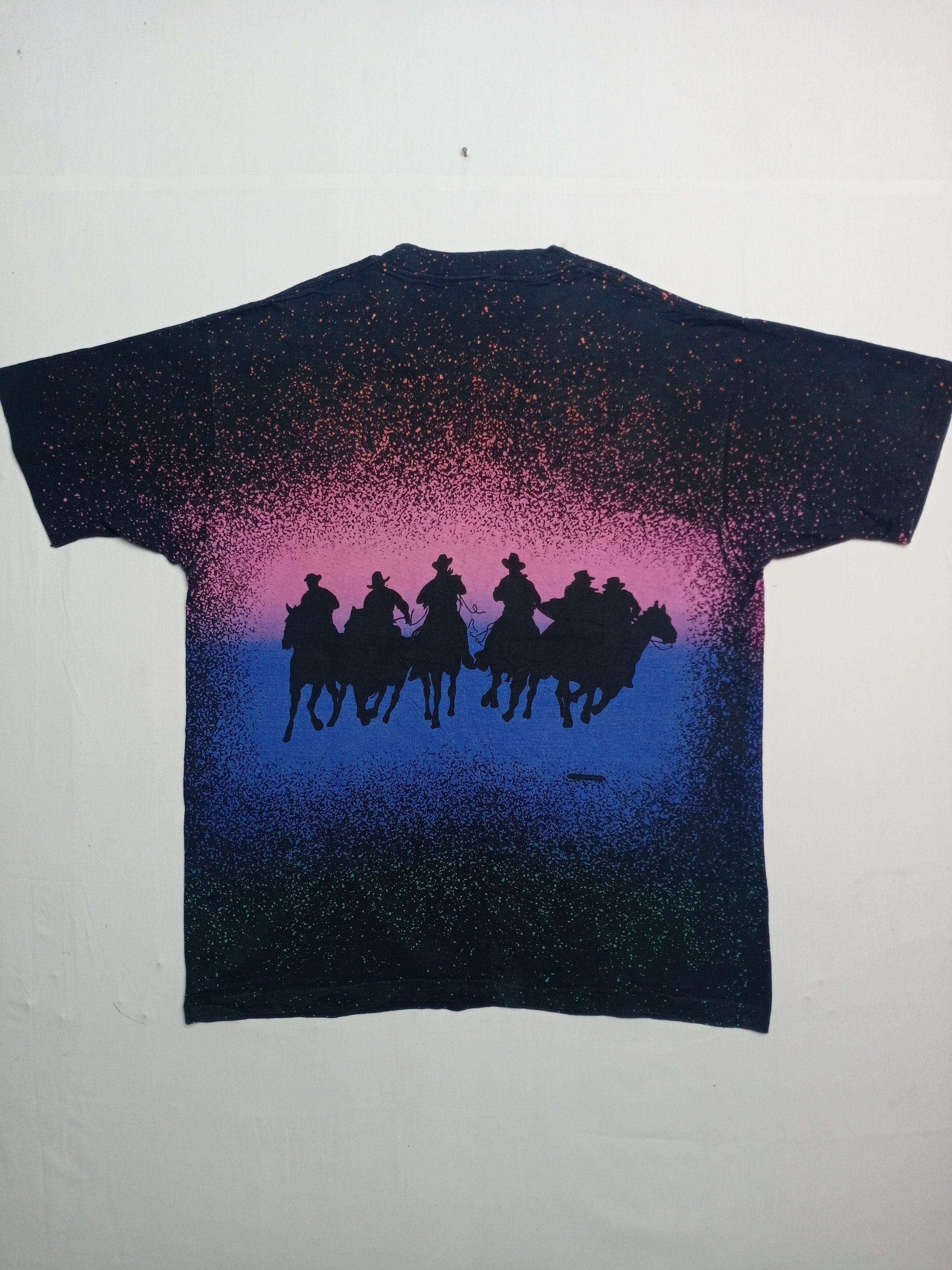 Cowboy Equipment × Vintage Vintage 90s Cowboys American History Overprint T-shirt Size US XL / EU 56 / 4 - 4 Thumbnail