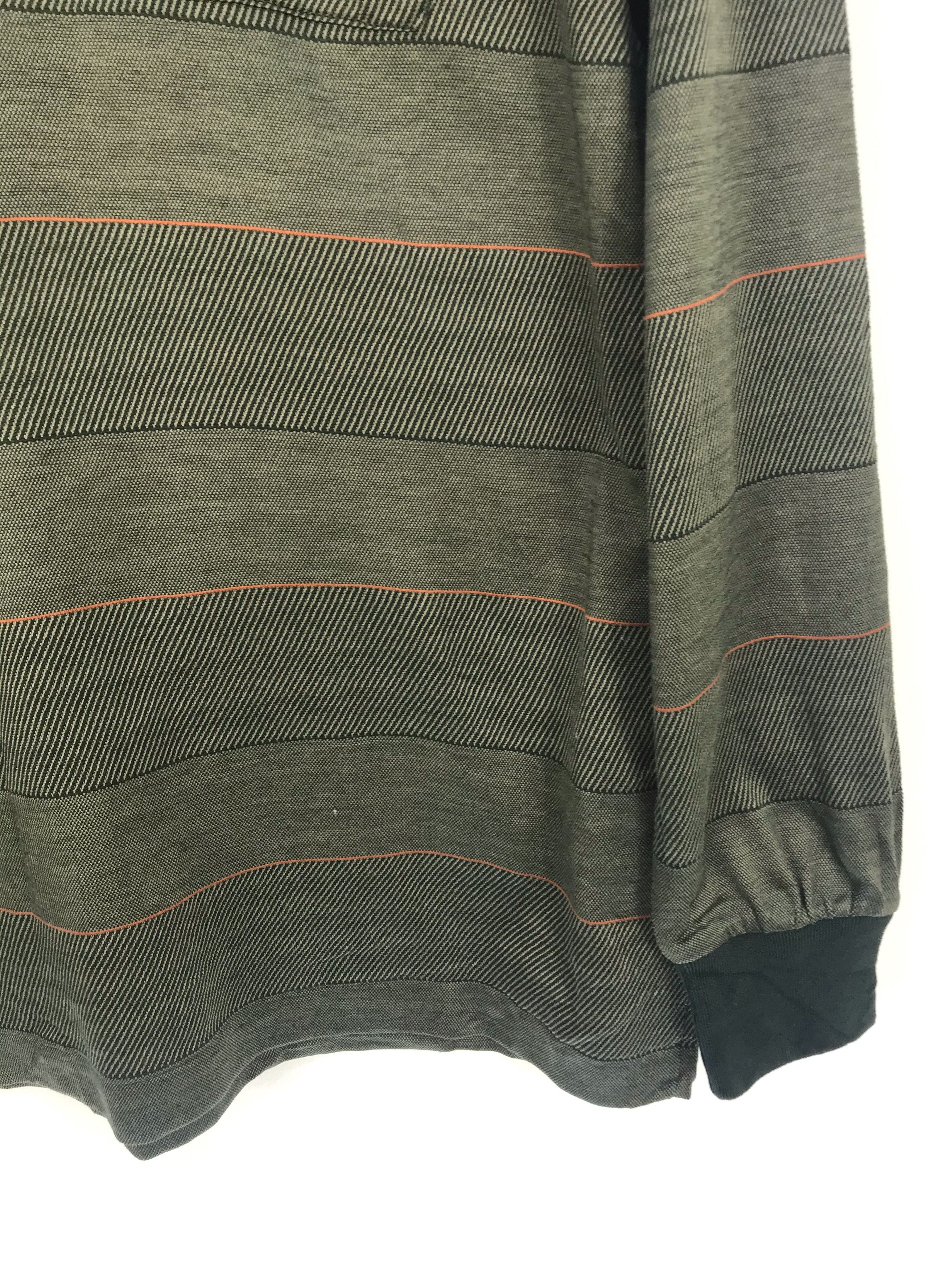 DAKS DAKS London England Design Striped Long Sleeve Polo Shirt Size US M / EU 48-50 / 2 - 6 Thumbnail