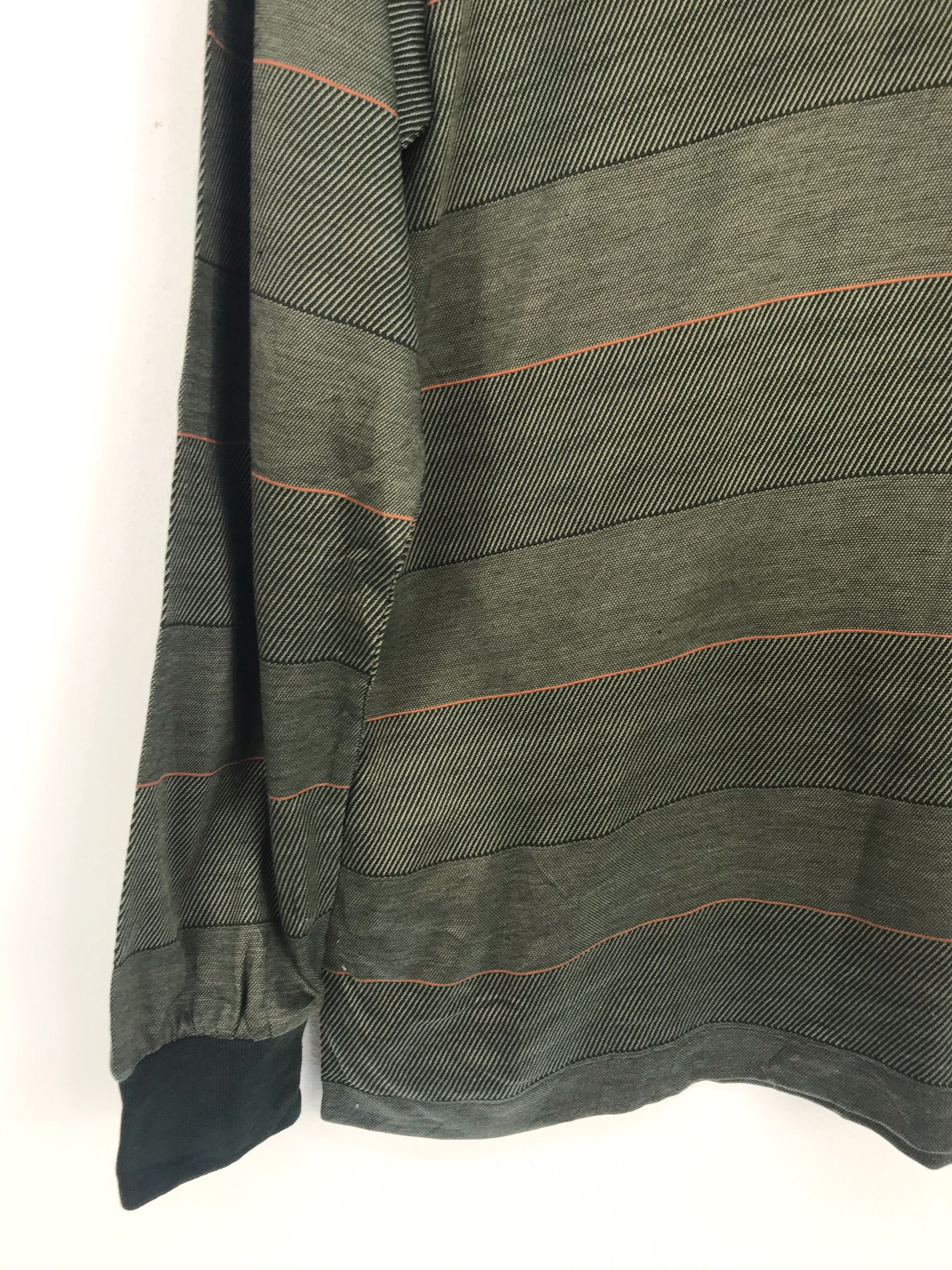 DAKS DAKS London England Design Striped Long Sleeve Polo Shirt Size US M / EU 48-50 / 2 - 7 Thumbnail