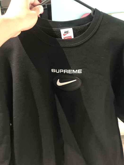 Supreme Nike Jewel Crewneck ブラック Lサイズ