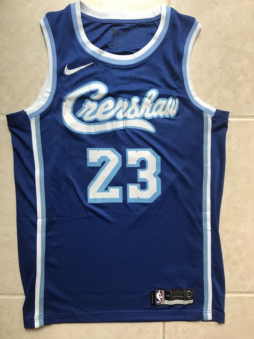 Lebron James #23 Crenshaw Basketball Jersey