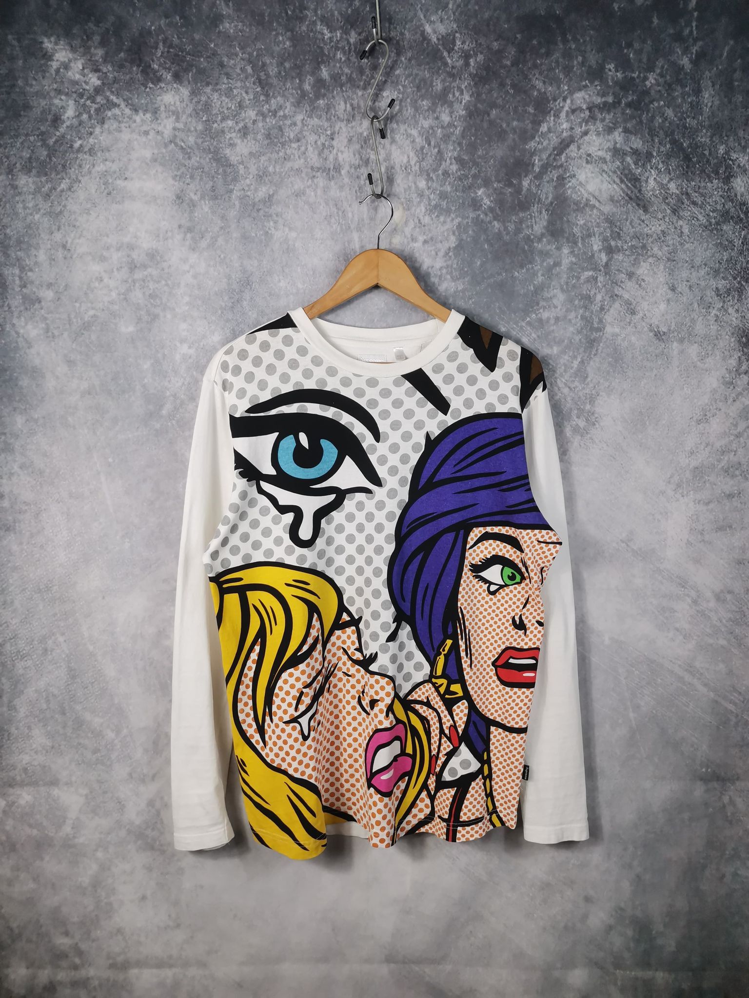Supreme '06/'08 Roy Lichtenstein Pop Art L/S | Grailed