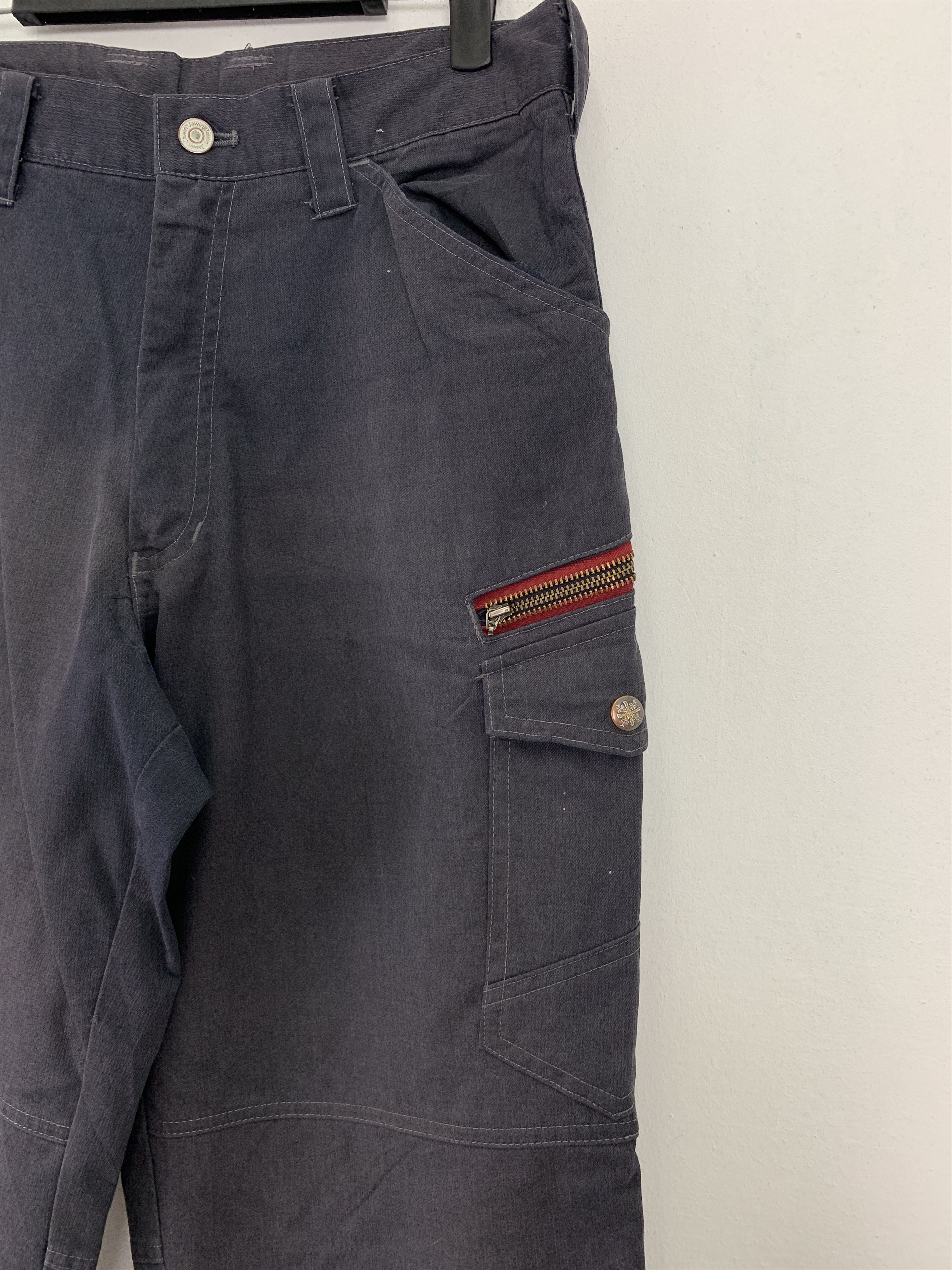 Japanese Brand Cargo Pants Jawin Multipocket Street Fashion Style Size US 29 - 4 Thumbnail