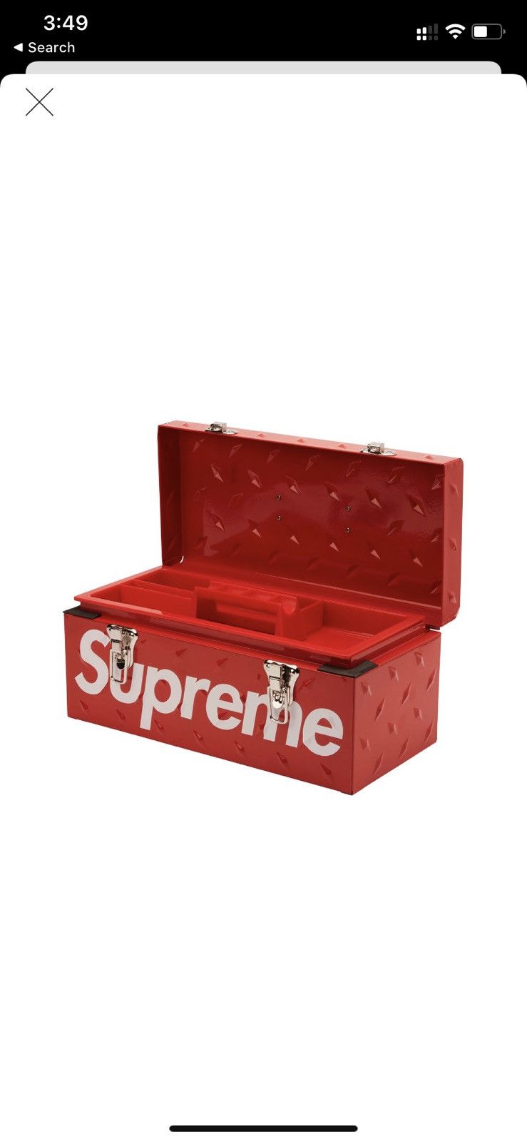 Supreme Supreme Diamond Plate Tool Box | Grailed
