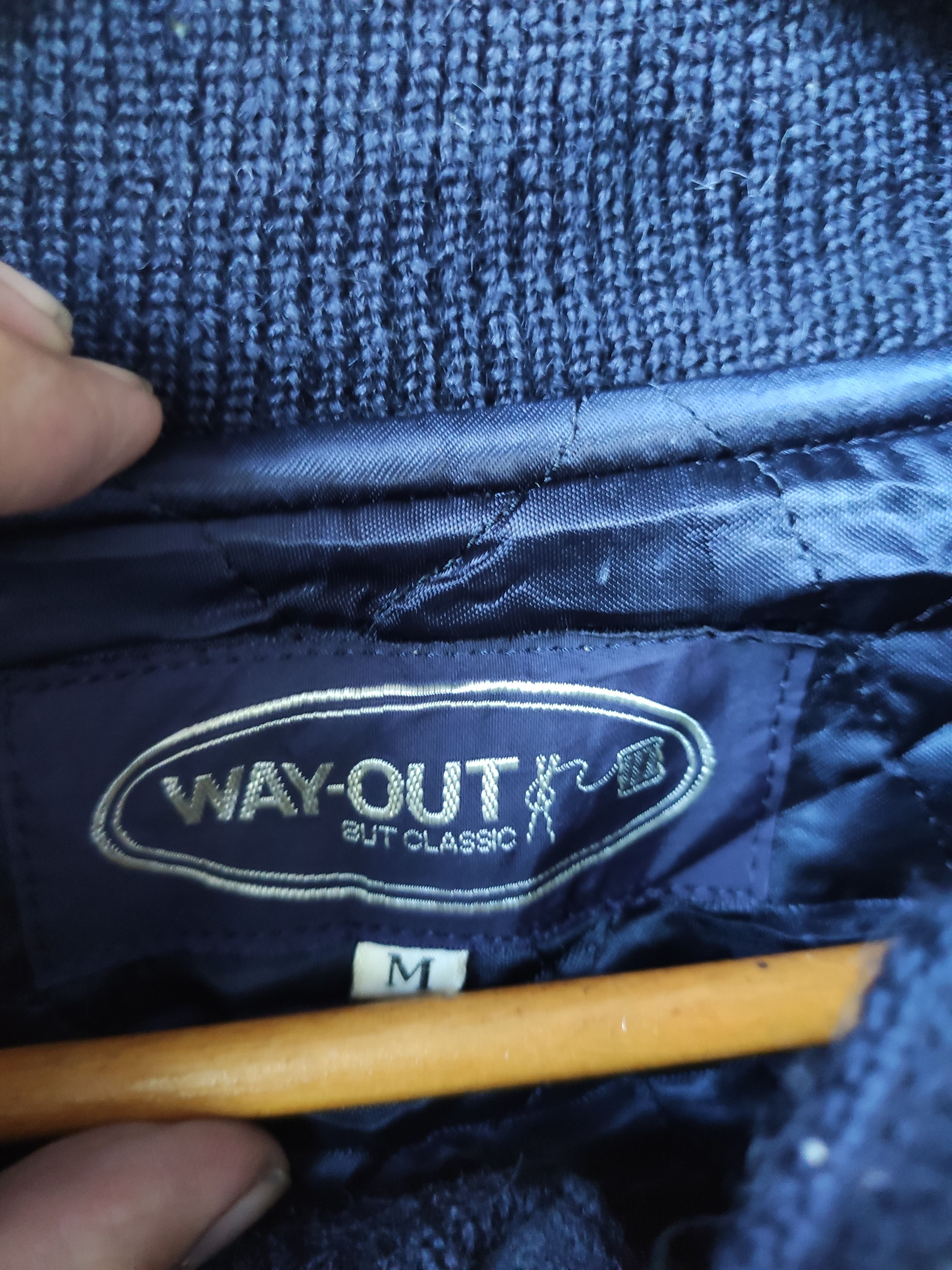 Other Vintage 90s Vintage Way Out Varsity Jacket wool Size US M / EU 48-50 / 2 - 7 Thumbnail