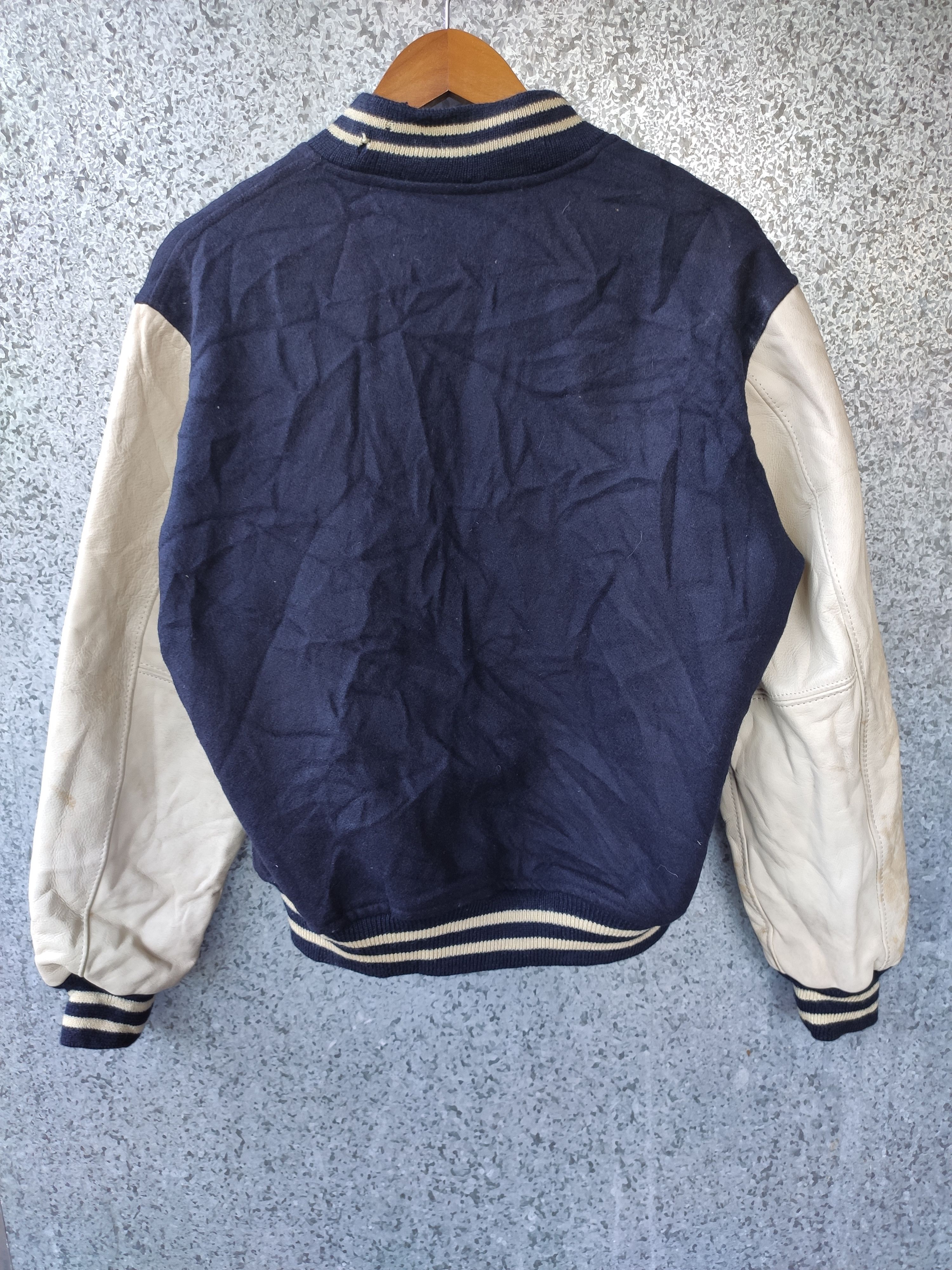 Other Vintage 90s Vintage Way Out Varsity Jacket wool Size US M / EU 48-50 / 2 - 4 Thumbnail