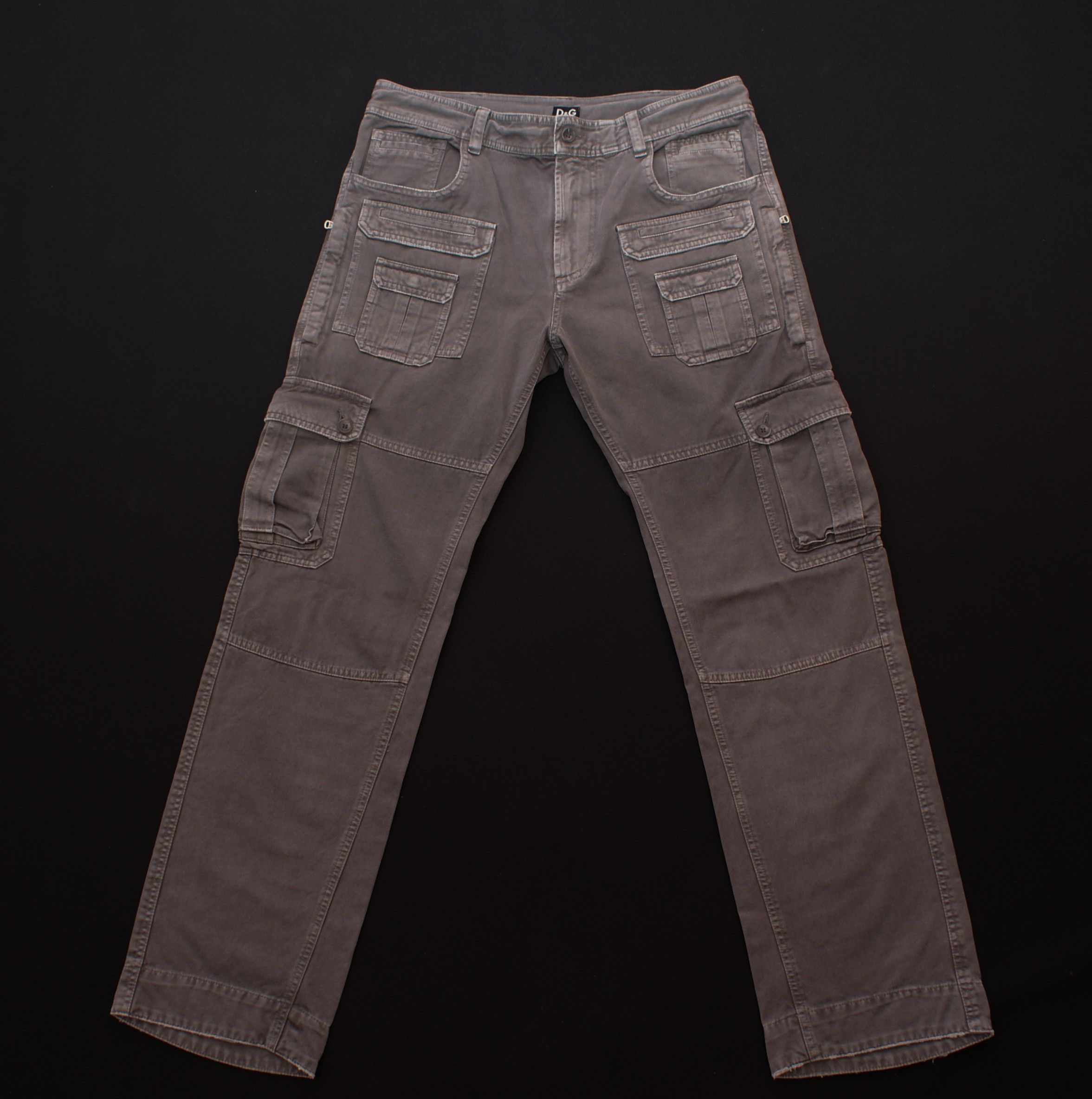 Dolce Gabbana Grey Archive Cargo Pants