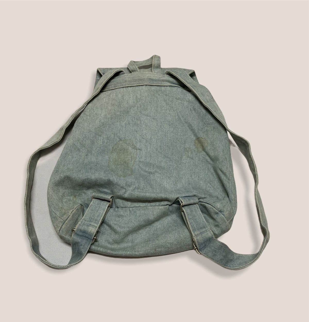 Vintage Vintage backpack- Denim Rucksack USA Size ONE SIZE - 2 Thumbnail