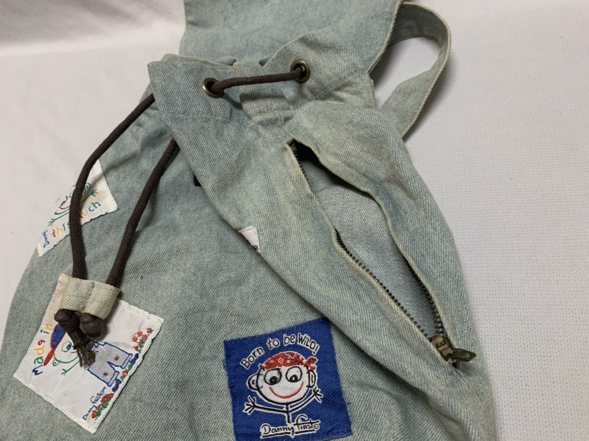 Vintage Vintage backpack- Denim Rucksack USA Size ONE SIZE - 6 Thumbnail