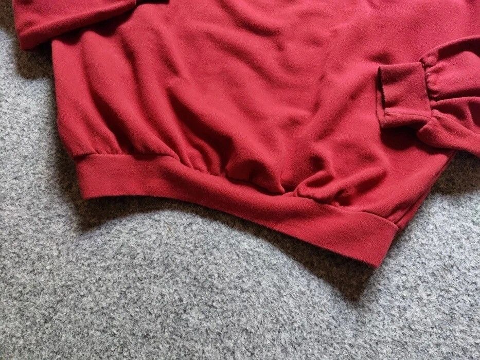 Japanese Brand Rare Vintage Blank Sweatshirt Think Pink Red Big Logo Size US L / EU 52-54 / 3 - 11 Thumbnail
