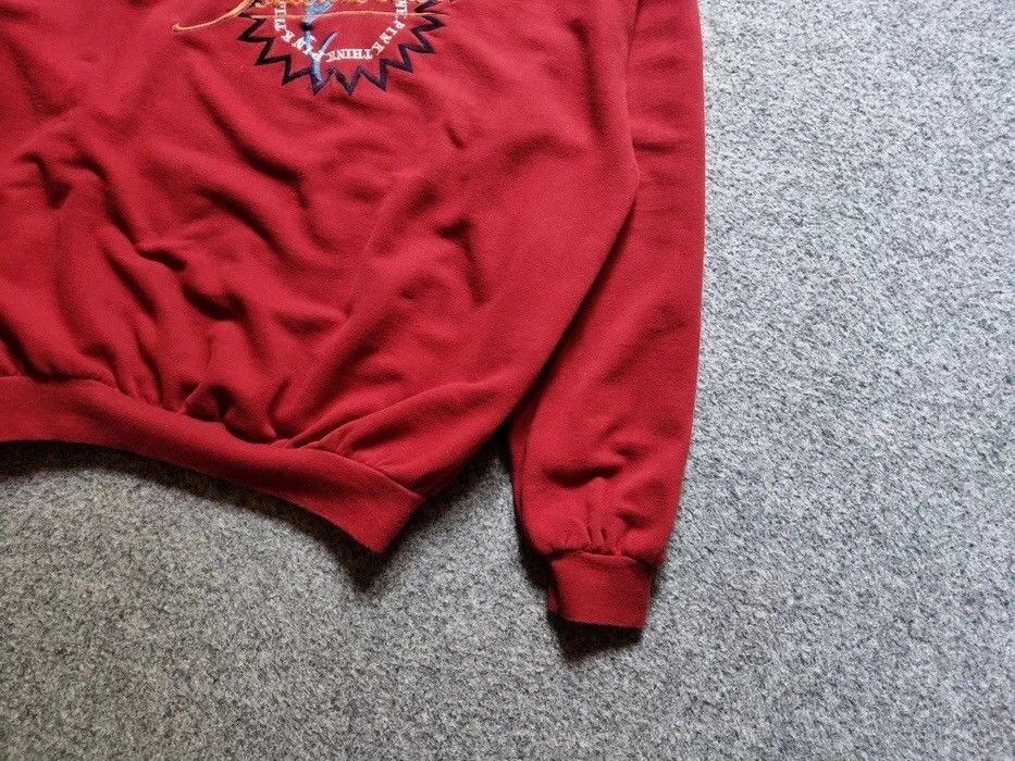 Japanese Brand Rare Vintage Blank Sweatshirt Think Pink Red Big Logo Size US L / EU 52-54 / 3 - 5 Thumbnail