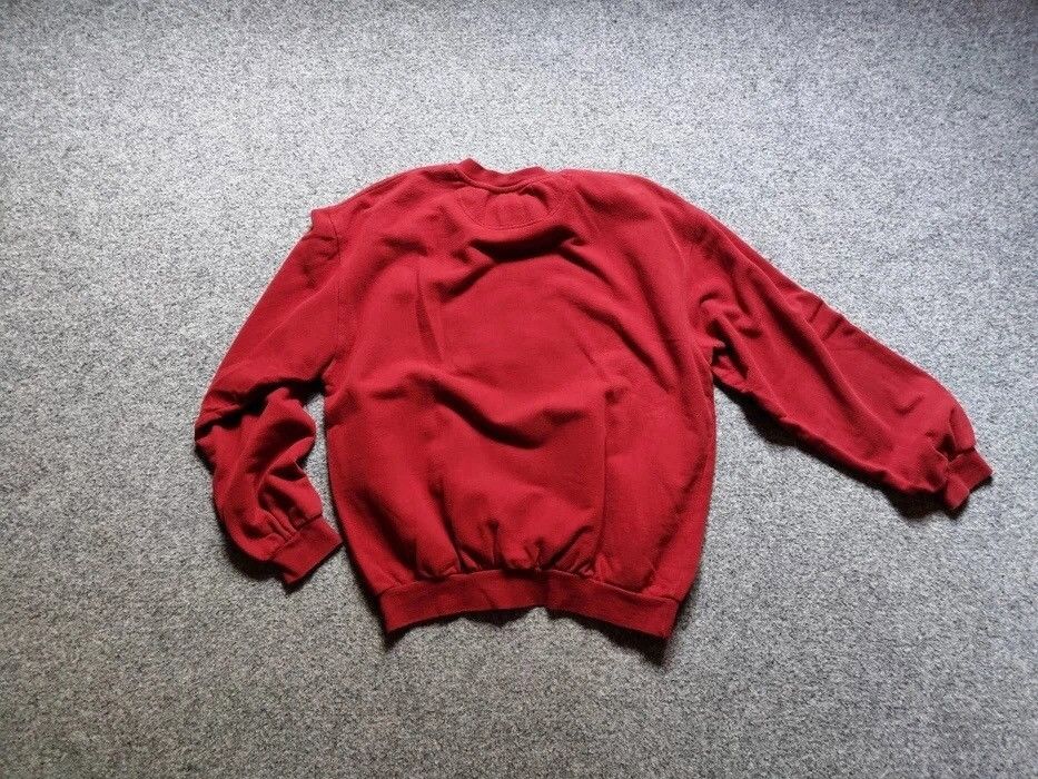 Japanese Brand Rare Vintage Blank Sweatshirt Think Pink Red Big Logo Size US L / EU 52-54 / 3 - 13 Thumbnail