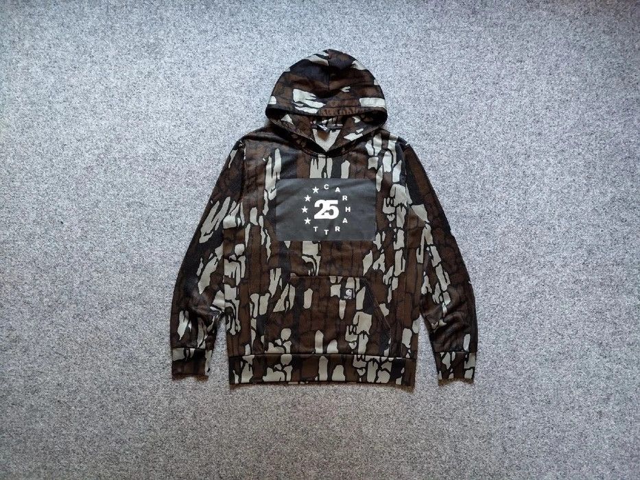 Carhartt Carhartt WIP Sweatshirt Hooded Progress Sweat xxv Camo Size US M / EU 48-50 / 2 - 1 Thumbnail