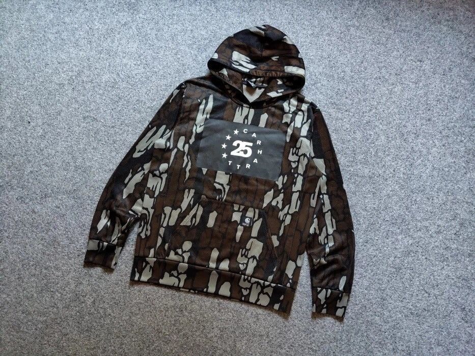 Carhartt Carhartt WIP Sweatshirt Hooded Progress Sweat xxv Camo Size US M / EU 48-50 / 2 - 4 Thumbnail