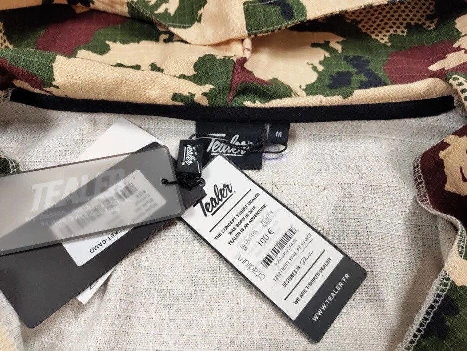 Vintage NWT Tealer Excklusive Ripstop Camo Jacket Travis Scott Size US M / EU 48-50 / 2 - 18 Thumbnail