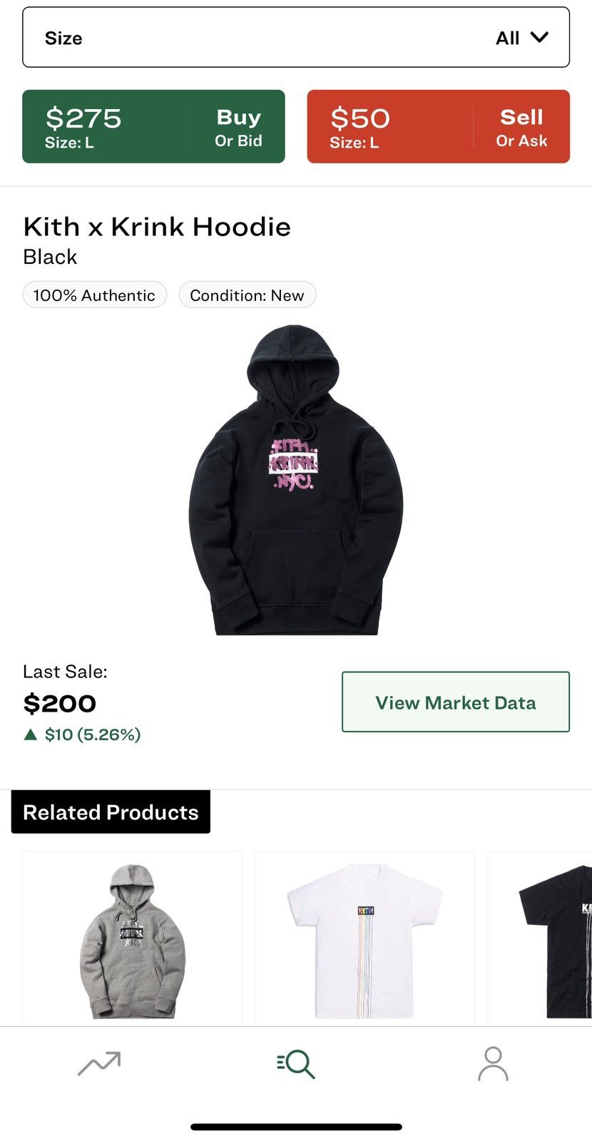 Kith Kith x Krink spray paint hoodie size Large Size US L / EU 52-54 / 3 - 4 Thumbnail