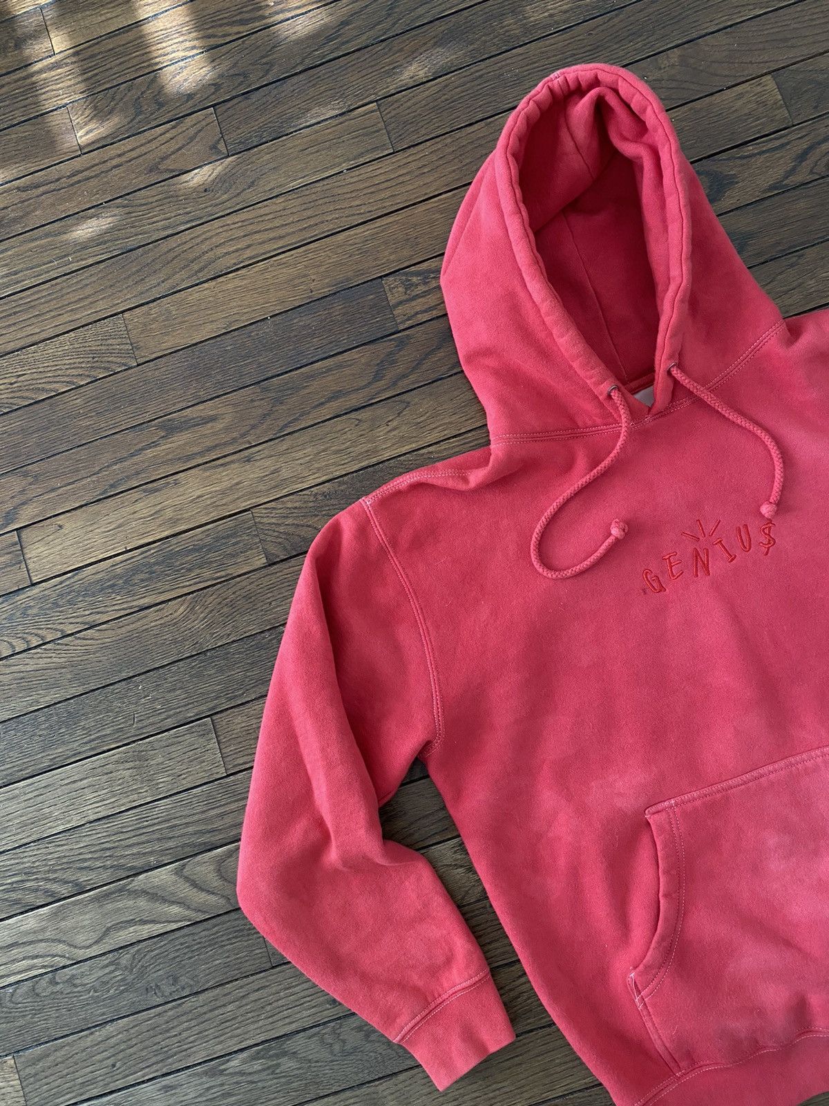 image of Genius Pieces Red Dye Blood Logo Hoodie Medium M Lyrcial, Men's