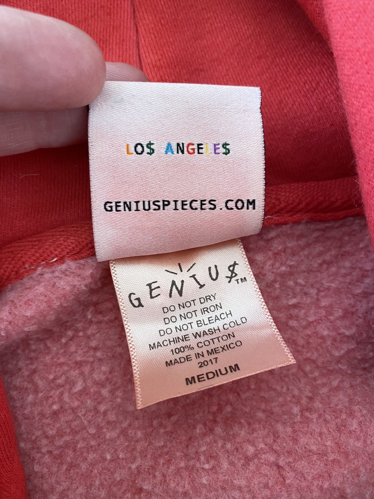 Genius Pieces Genius Pieces Red Dye Blood Logo Hoodie Medium M ❄️🥣 Lyrcial Size US M / EU 48-50 / 2 - 5 Thumbnail