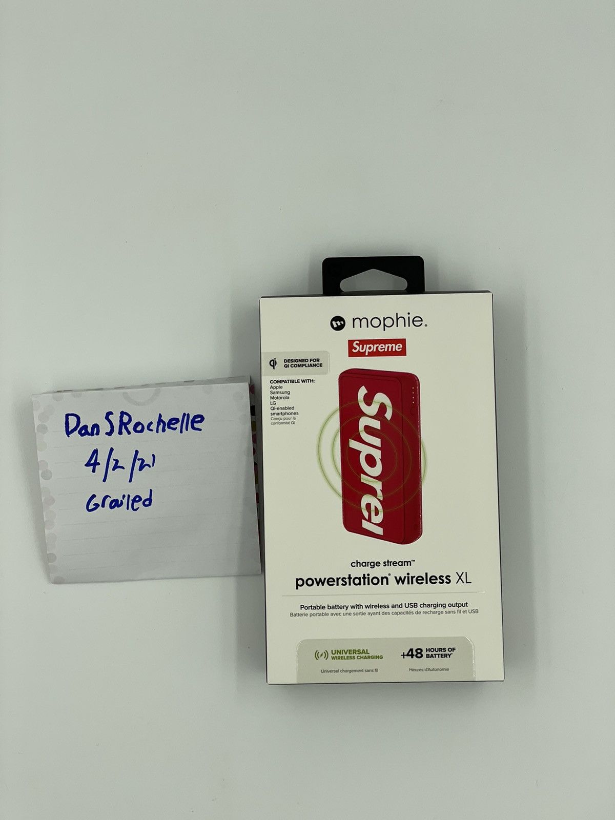 Supreme Supreme Mophie Powerstation Wireless XL SS19 | Grailed