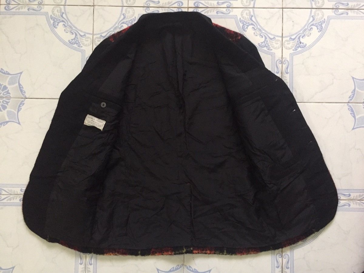 Japanese Brand Franklin Tailored Tokyo IOF Wool & Nylon Checkered Jacket Size US M / EU 48-50 / 2 - 7 Thumbnail