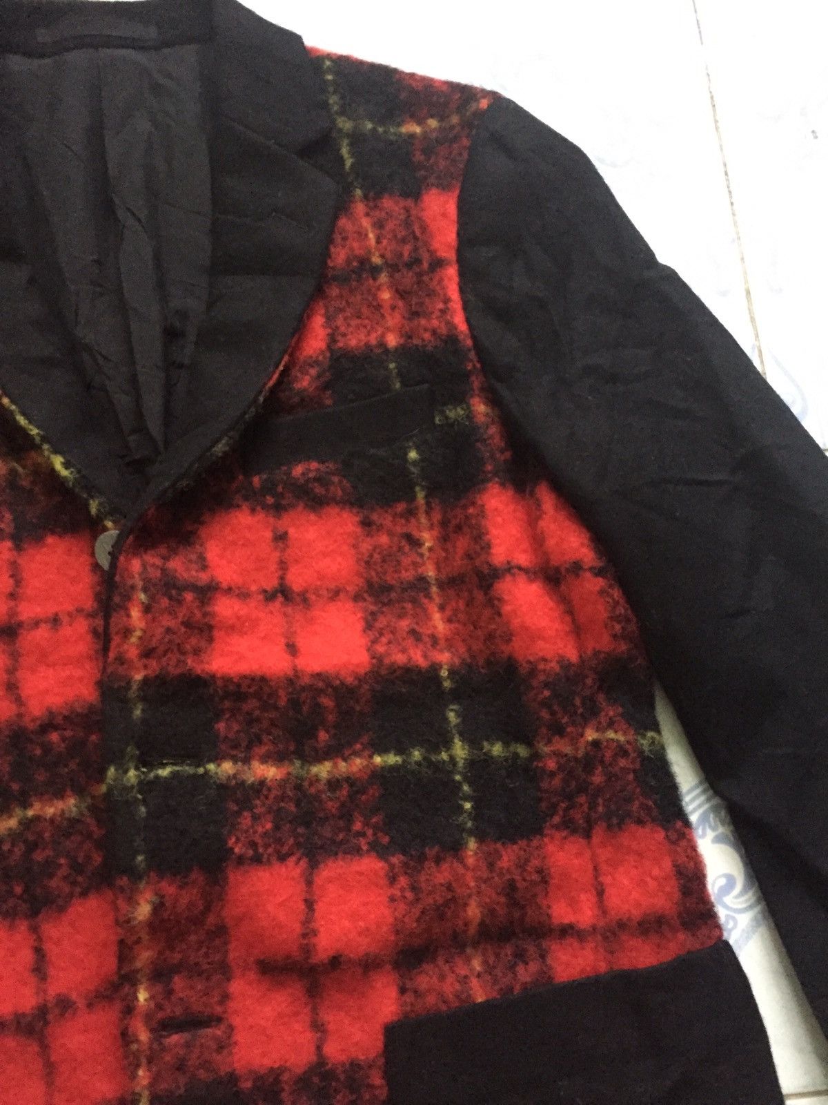 Japanese Brand Franklin Tailored Tokyo IOF Wool & Nylon Checkered Jacket Size US M / EU 48-50 / 2 - 5 Thumbnail