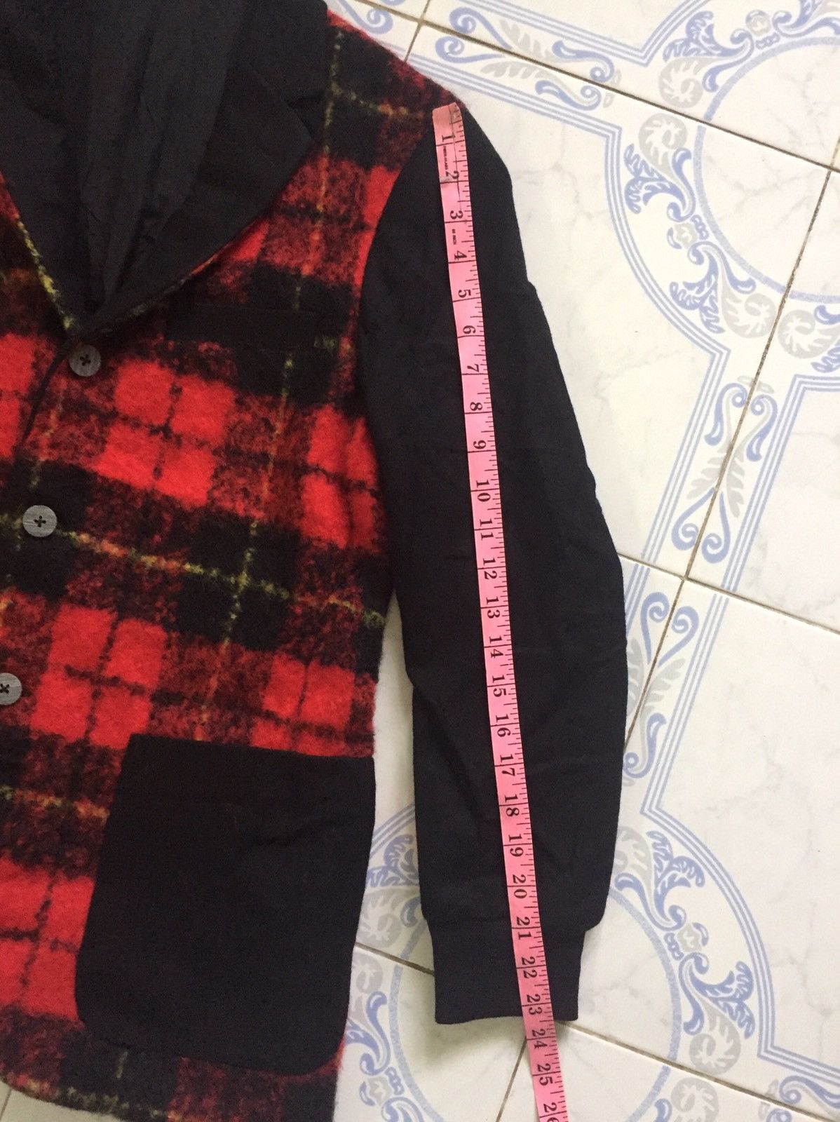 Japanese Brand Franklin Tailored Tokyo IOF Wool & Nylon Checkered Jacket Size US M / EU 48-50 / 2 - 14 Thumbnail