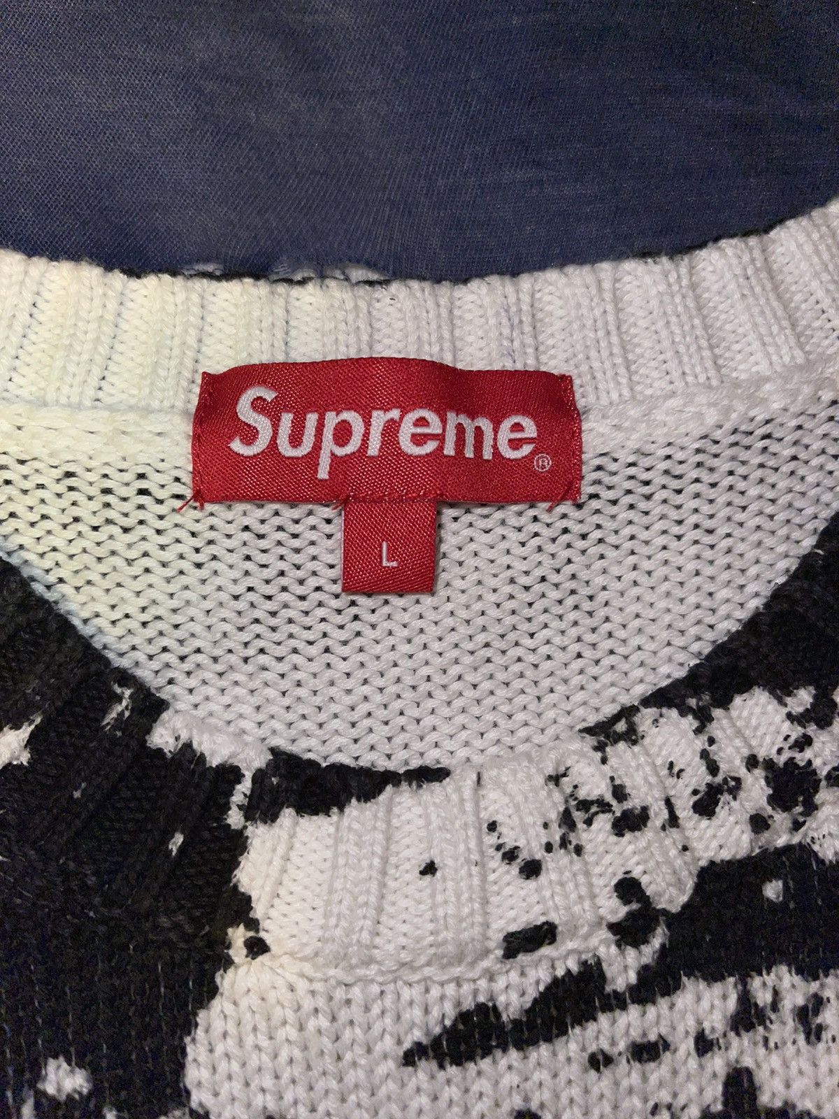 Supreme Supreme is Love Sweater White