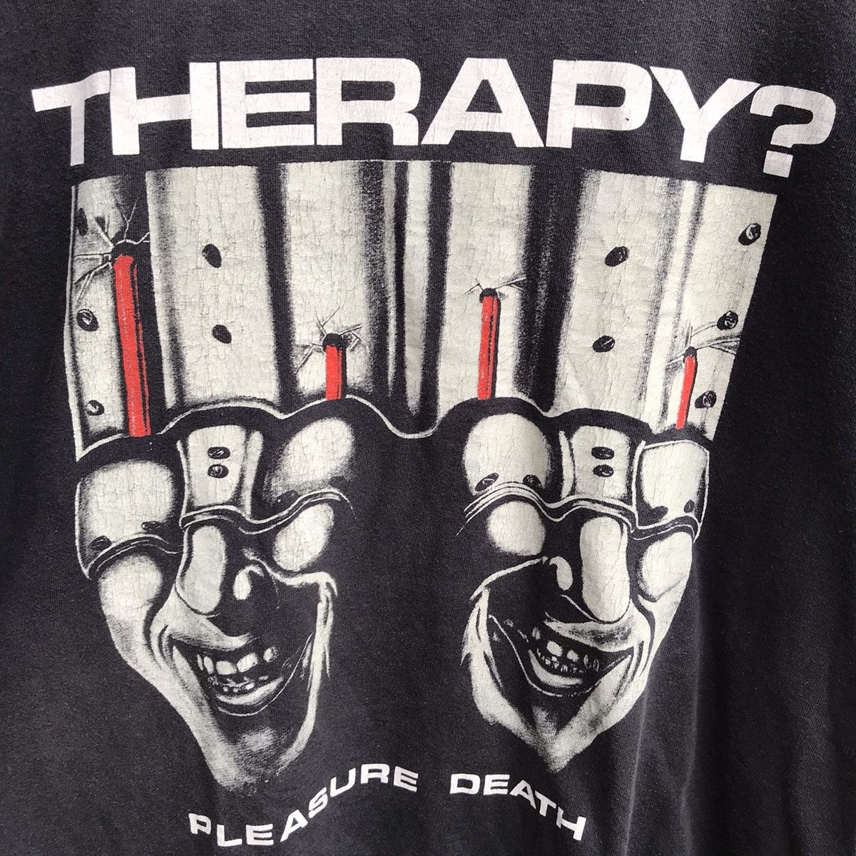 Band Tees Vintage rare 90s THERAPY band punk rock metal tee Size US XL / EU 56 / 4 - 3 Thumbnail