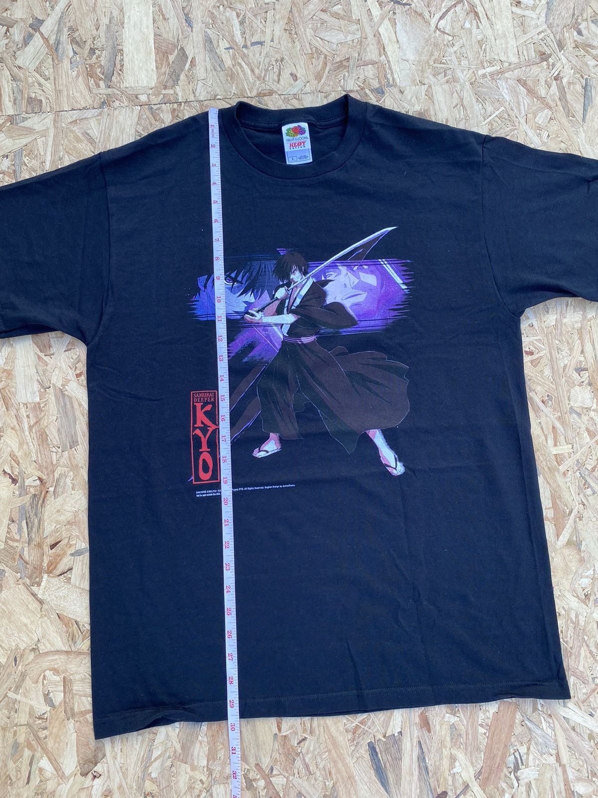 Vintage VTG 90’s Y2K Samurai outlets Deeper Kyo Anime Graphic T-Shirt