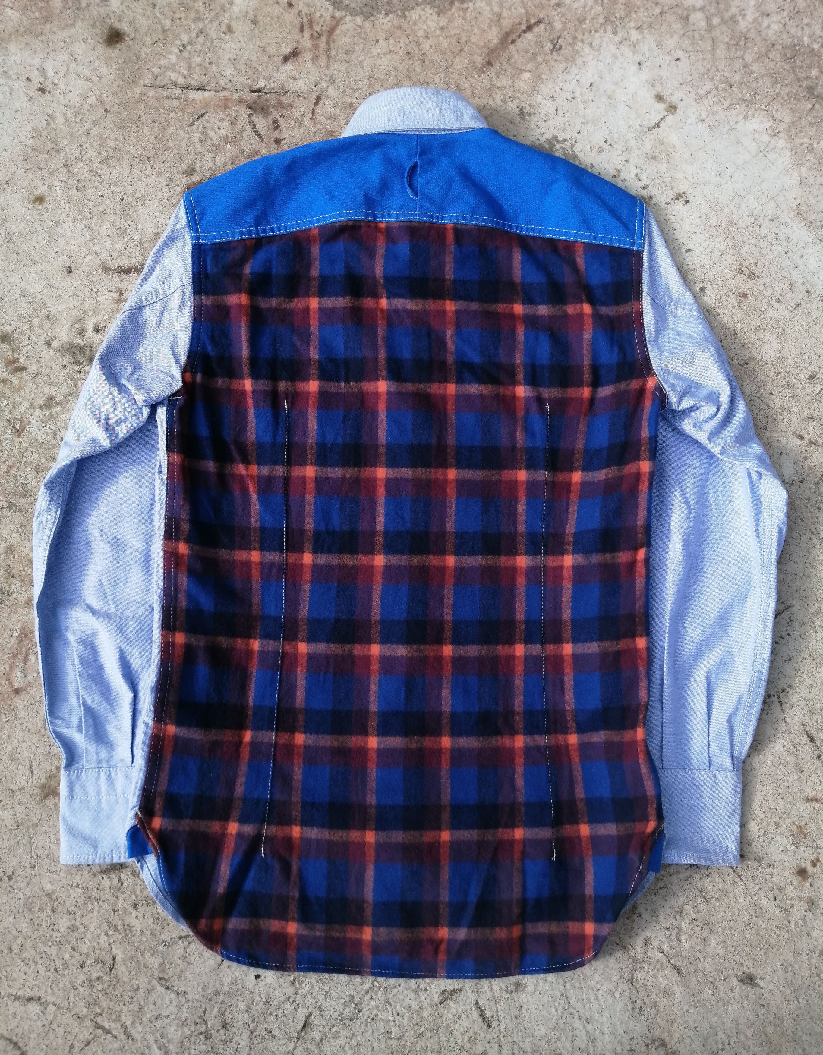 Comme des Garcons × Comme des Garcons Homme Plus × Junya Watanabe AD2009 Patch Shirt Size US XS / EU 42 / 0 - 2 Thumbnail