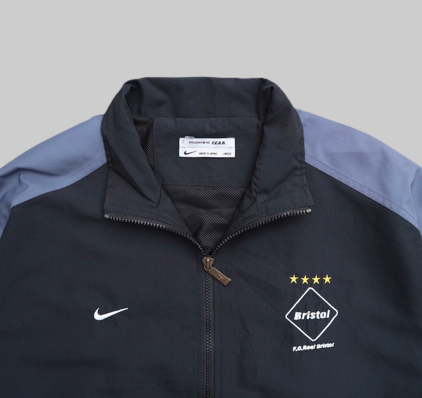 F.C.R.B × Nike × Vintage Vintage Jacket small swoosh Nike x (FC Real Bristol) Japan Size US L / EU 52-54 / 3 - 3 Thumbnail