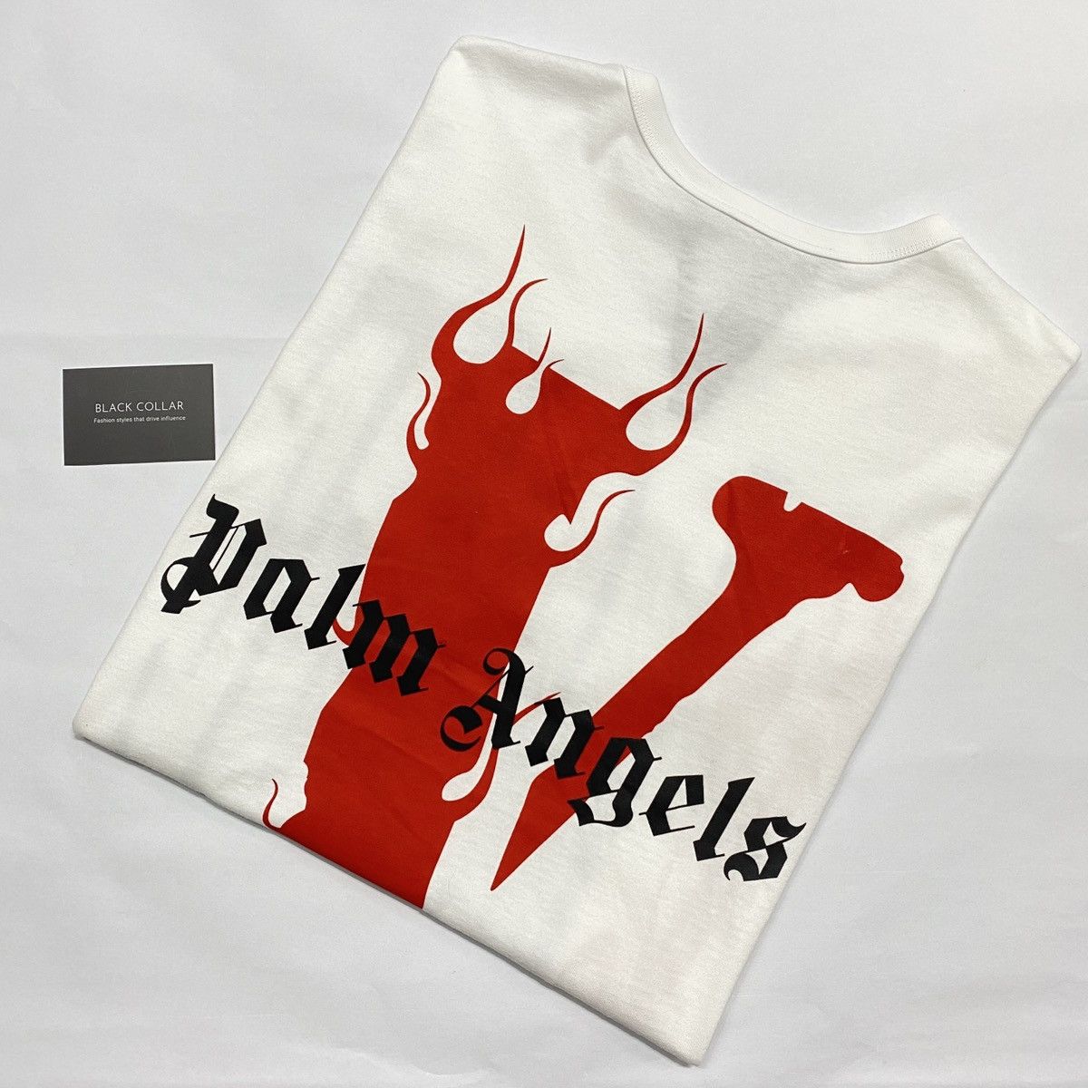 Vlone X Palm Angels T-shirt Red/Black