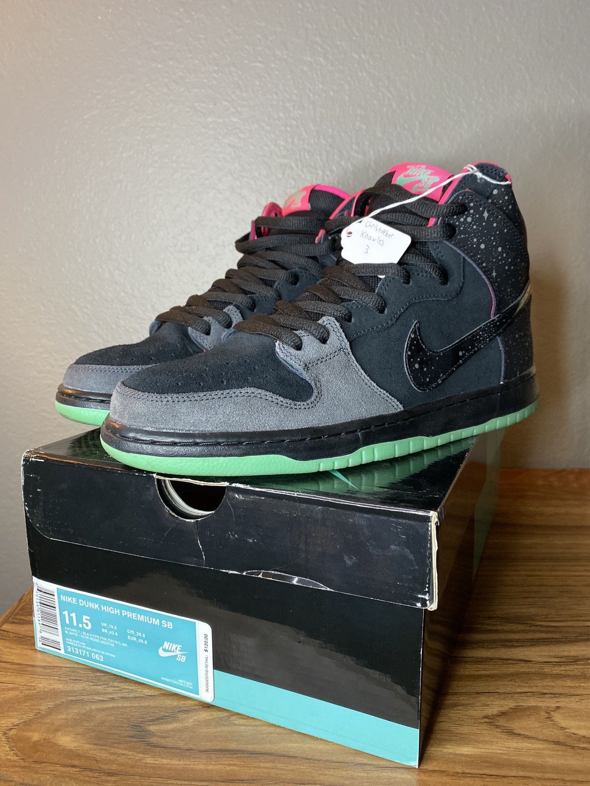 nike dunk high premium sb northern lights