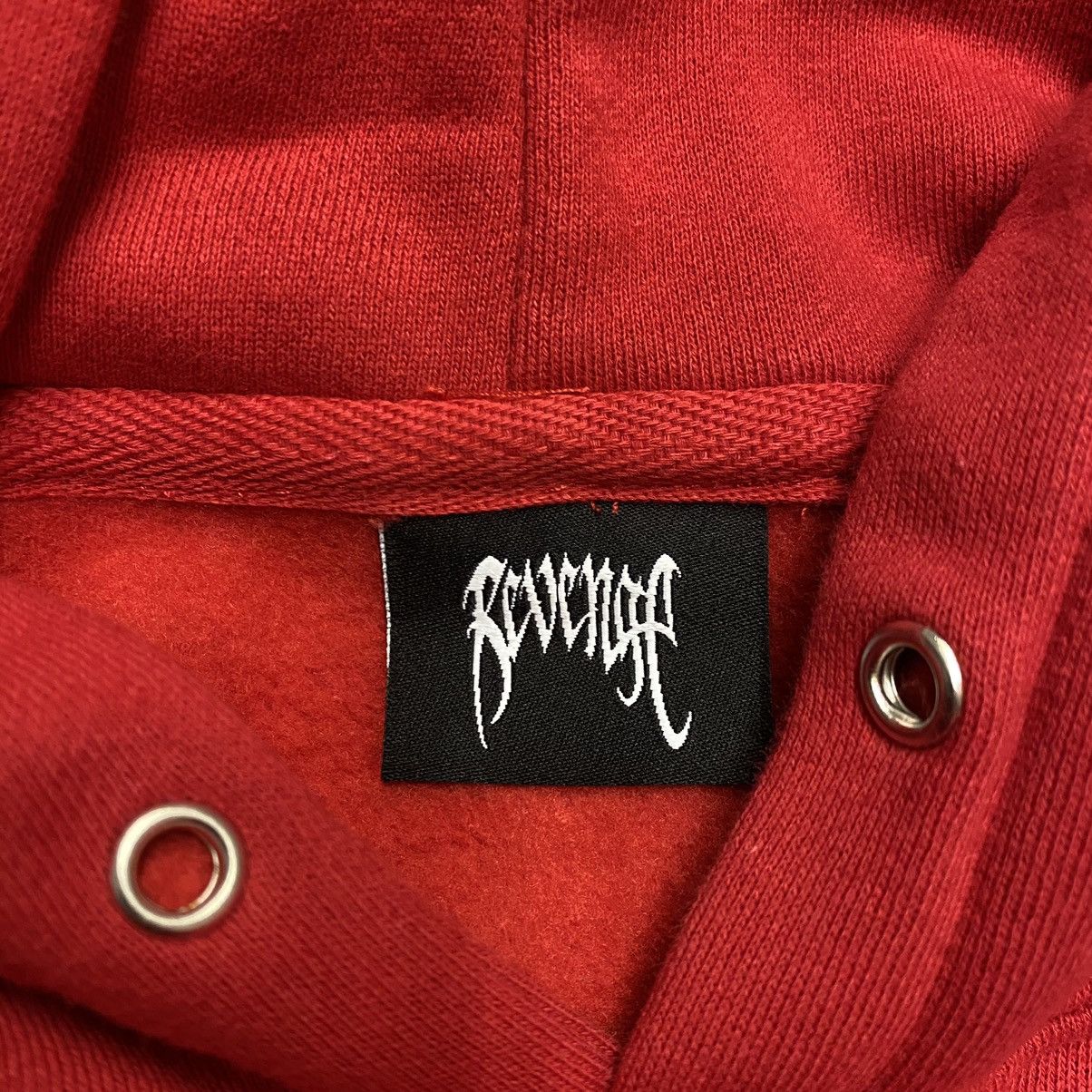 Revenge Revenge x Ski Mask Lightning Hoodie Red MEDIUM Size US M / EU 48-50 / 2 - 5 Thumbnail