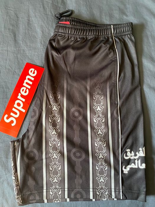Supreme Supreme Arabic Logo Soccer Short | Grailed