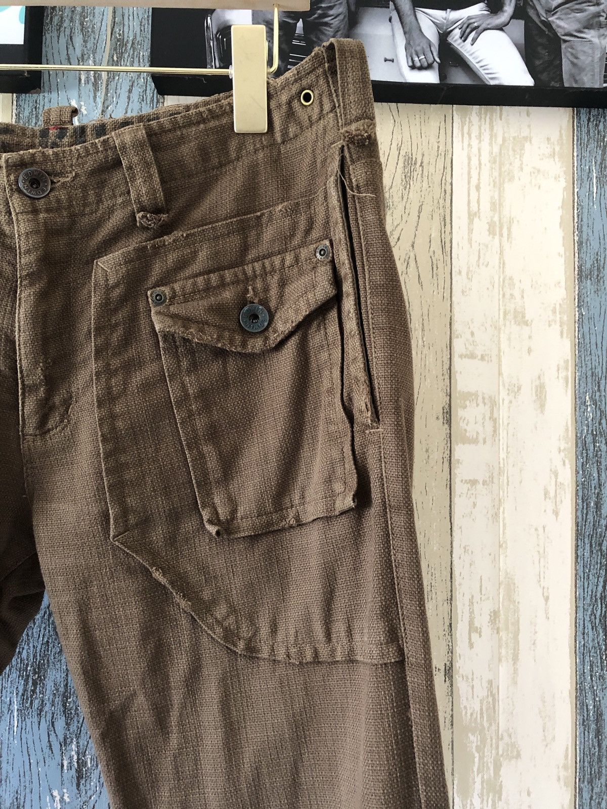 Edwin × Seditionaries Vintage Edwin 505 Bush Pants Six Pocket Cargo Pants Size US 31 - 5 Thumbnail