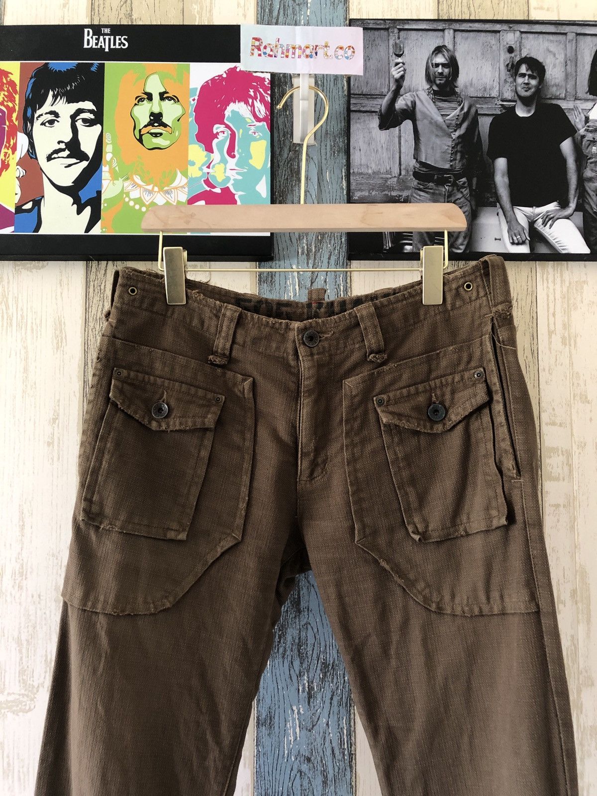 Edwin × Seditionaries Vintage Edwin 505 Bush Pants Six Pocket Cargo Pants Size US 31 - 1 Thumbnail