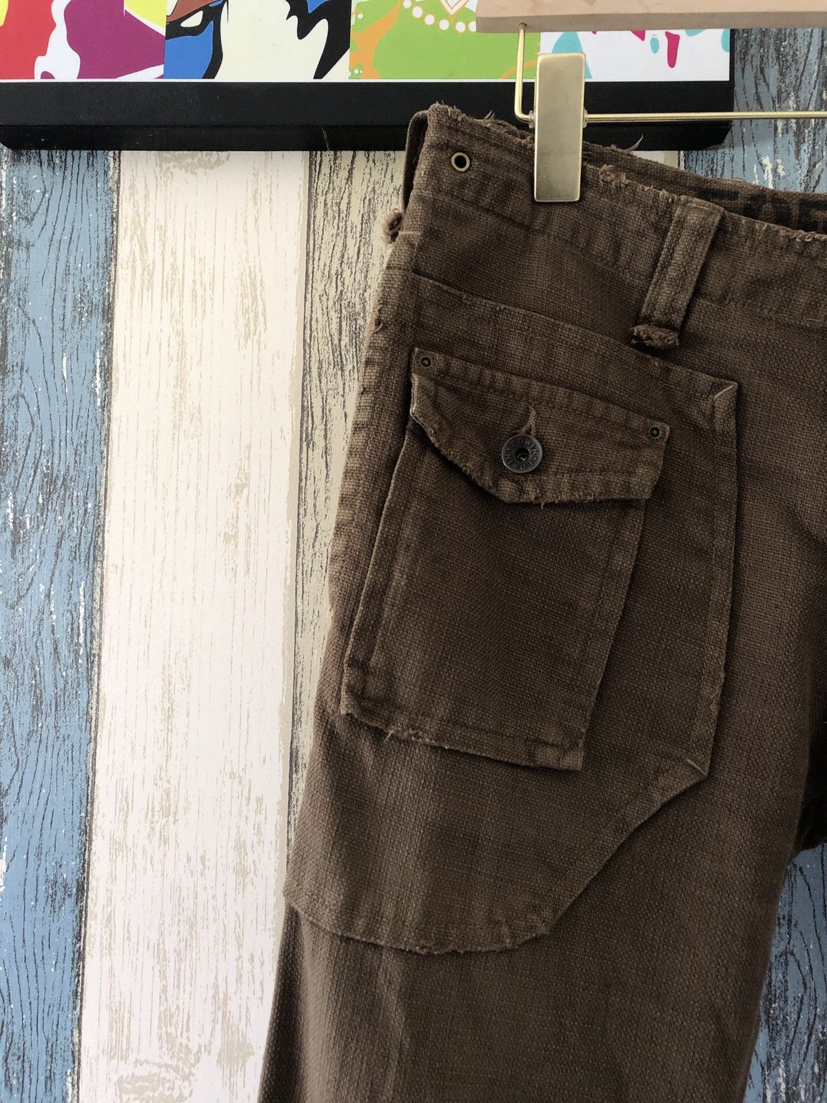 Edwin × Seditionaries Vintage Edwin 505 Bush Pants Six Pocket Cargo Pants Size US 31 - 4 Thumbnail