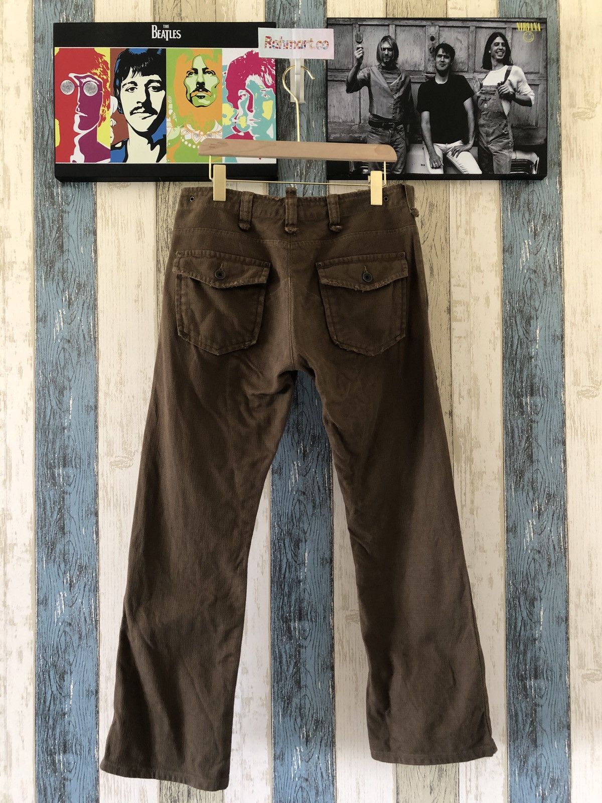 Edwin × Seditionaries Vintage Edwin 505 Bush Pants Six Pocket Cargo Pants Size US 31 - 7 Thumbnail