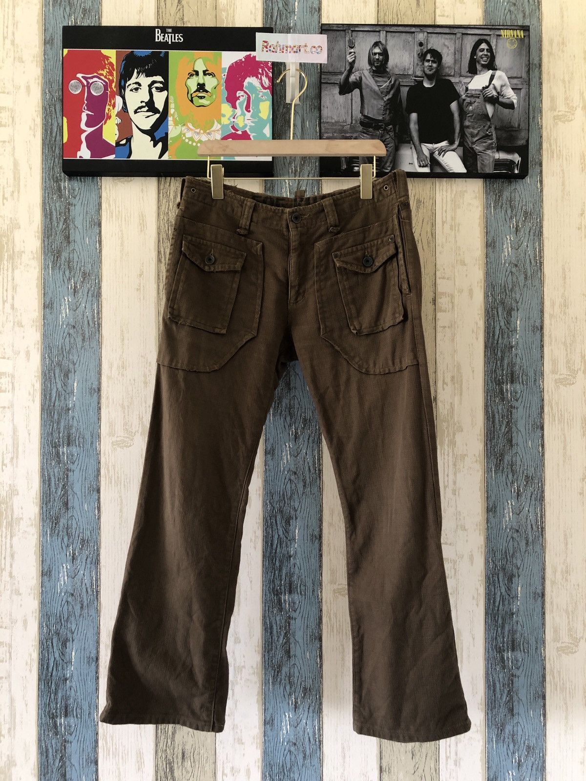 Edwin × Seditionaries Vintage Edwin 505 Bush Pants Six Pocket Cargo Pants Size US 31 - 2 Thumbnail
