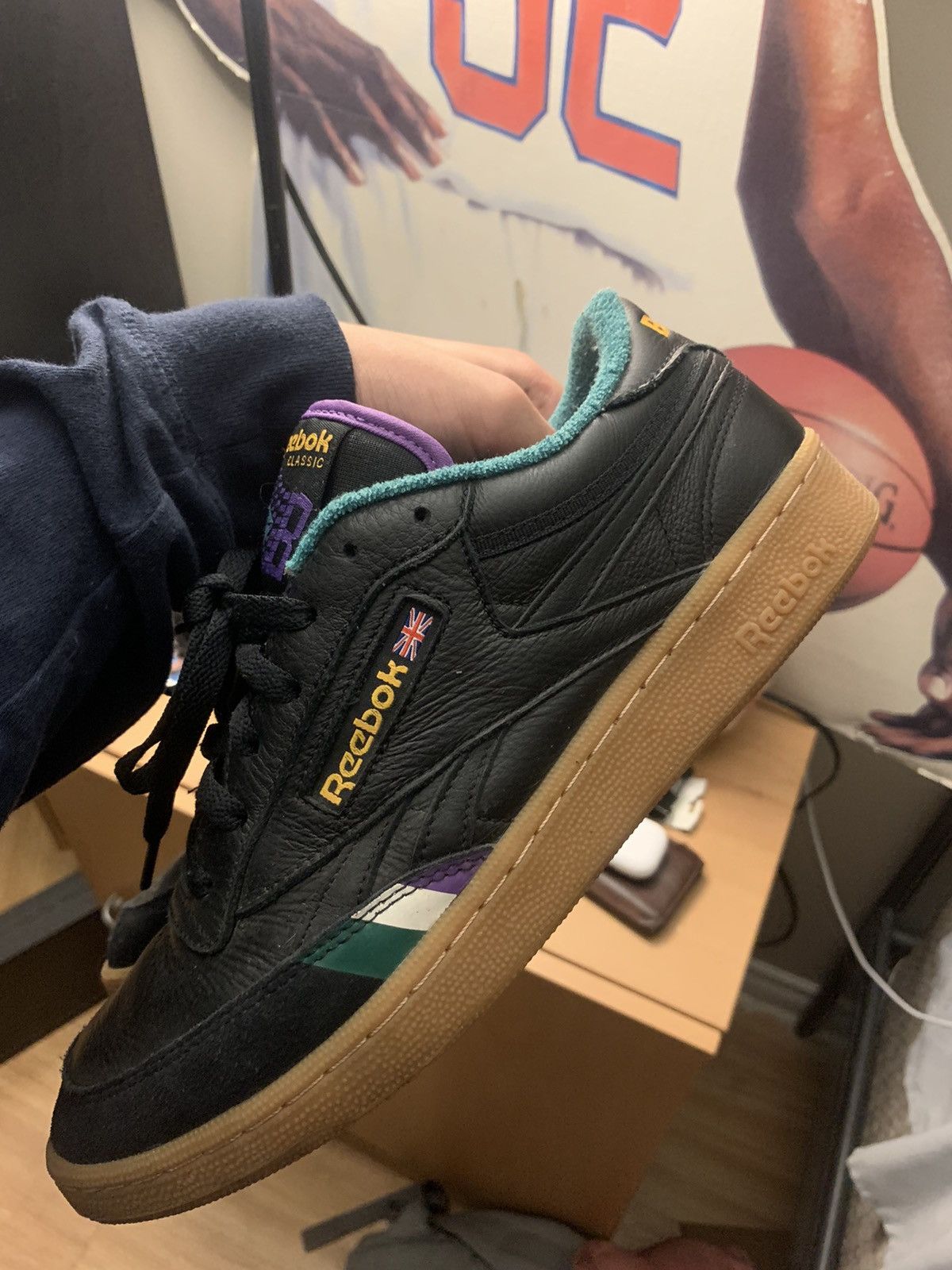 Bronze 56k × Reebok Bronze 56k Reebok Club C revenge shoes black 