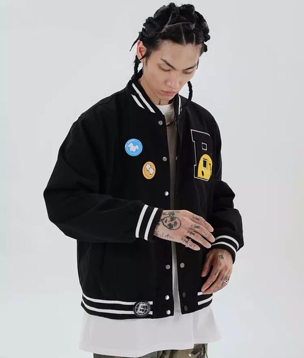 Vintage Patchwork Varsity Jacket | Grailed