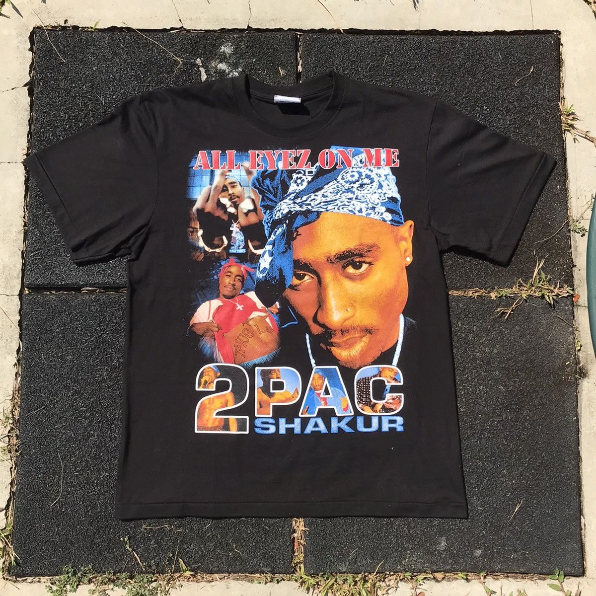 Vintage Vintage Tupac 2Pac Bootleg Rap Tee T-shirt | Grailed