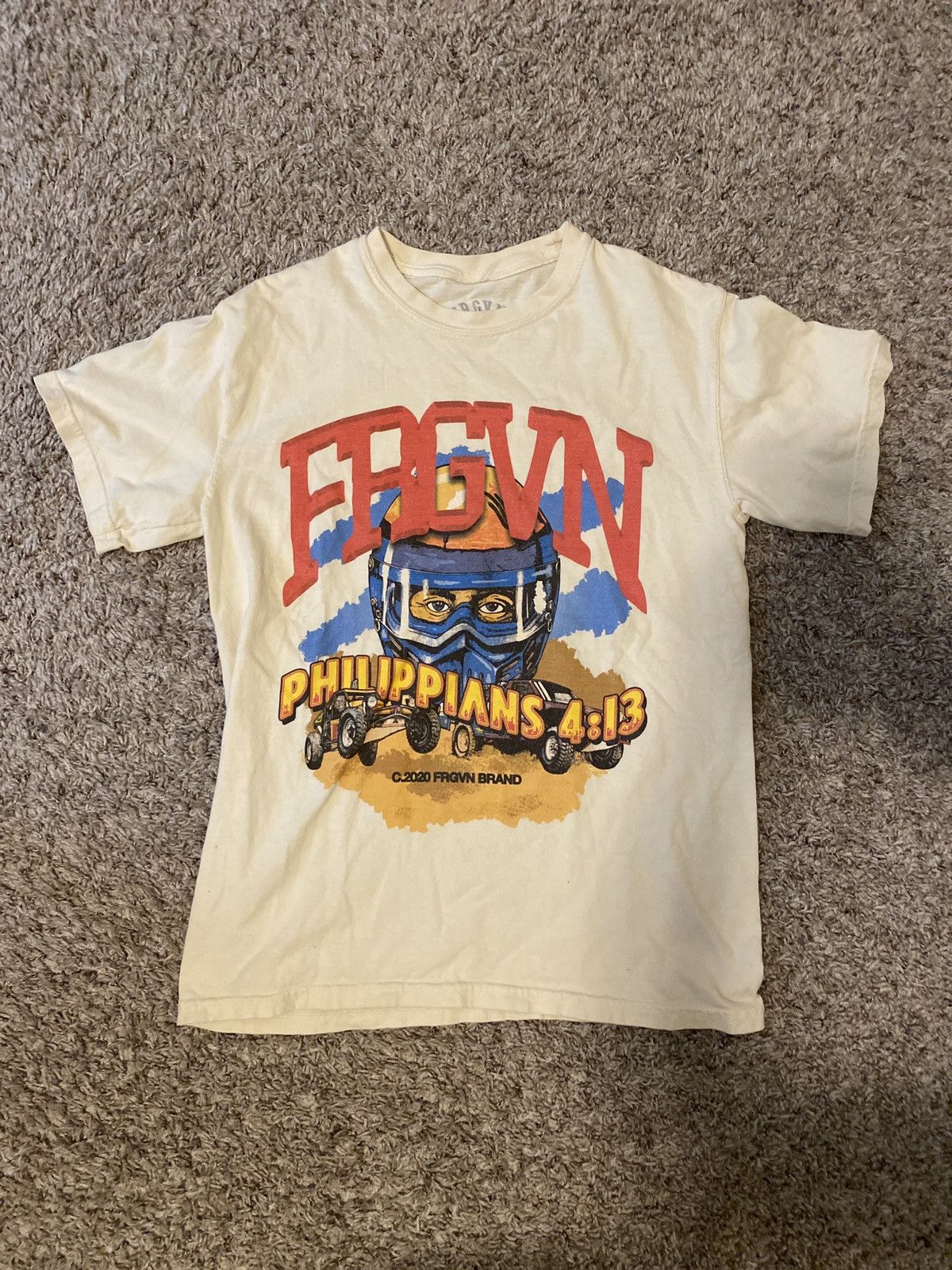 Streetwear Frgvn Phillpians 4:13 T Shirt (Size S) | Grailed