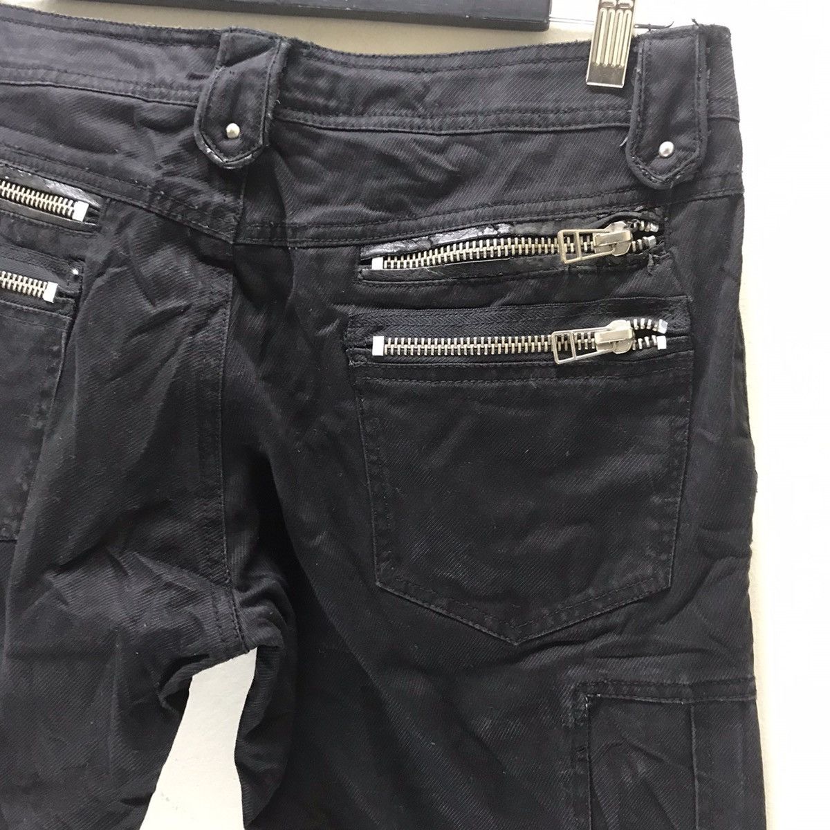 In The Attic In The Attic Multi Pocket Zipper Cargo Cropped Pant Size US 32 / EU 48 - 13 Thumbnail