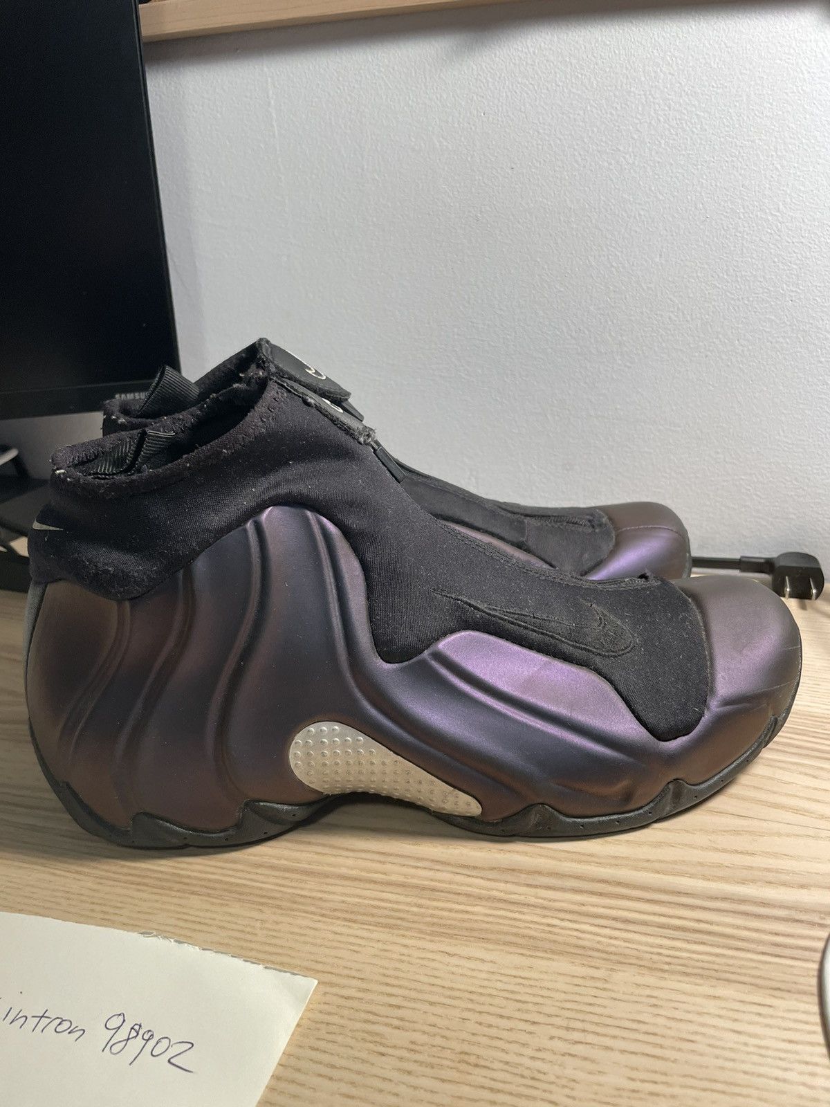 Nike Air Flightposite Eggplant Grailed